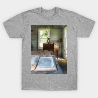 Teachers - One Room Schoolhouse with Book T-Shirt